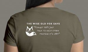 RunningFox T Shirt QUOTE Branding V1x